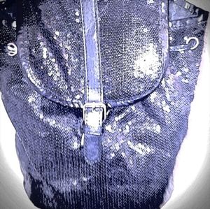 ☆ SUPER DAILY DEAL BOGO☆ sequins black backpack